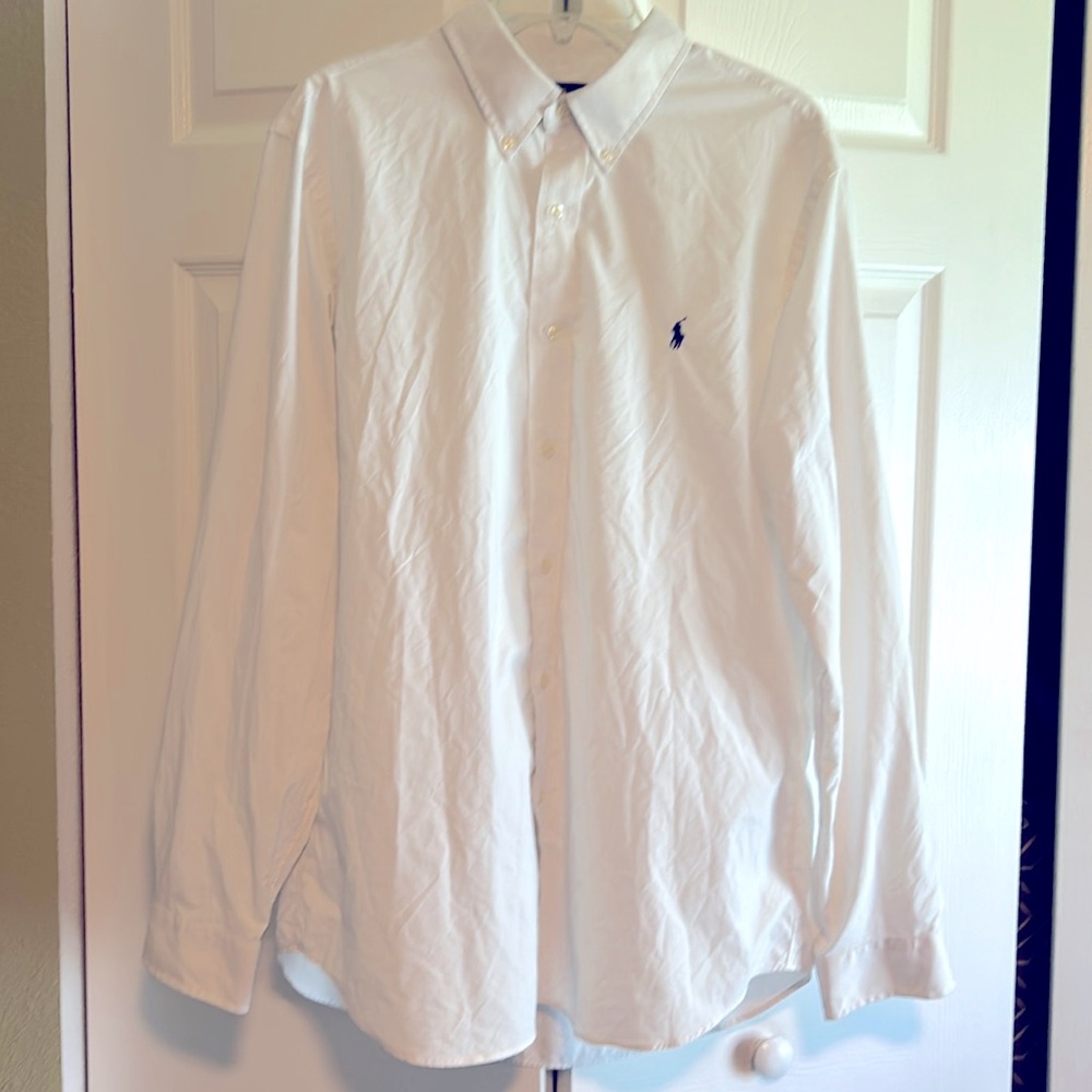 Polo Ralph Lauren Button Down Dress Shirt XL - White
